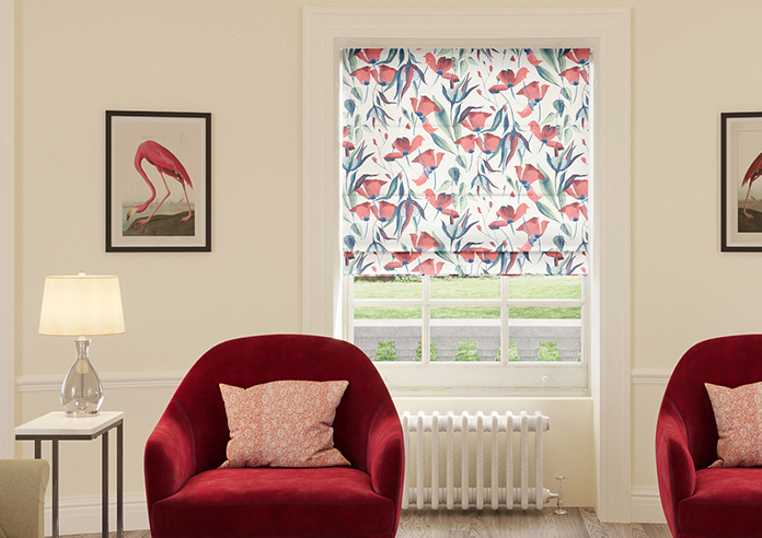 Belle Fuchsia, Neapolitan - Roman Blind - Image 3